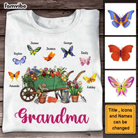 Personalized Gift for Grandma Floral Wheelbarrow Shirt - Hoodie - Sweatshirt 26275 thumb 1