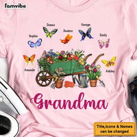 Personalized Gift for Grandma Floral Wheelbarrow Shirt - Hoodie - Sweatshirt 26275 thumb 1