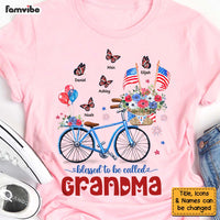 Personalized Gifts For Grandma Bicycle Butterfly Patriotic 4th of July Shirt - Hoodie - Sweatshirt 26276 thumb 1