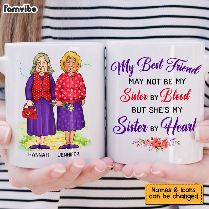 Personalized Gift For Friends My Friend May Not My Sister Mug 26280 1