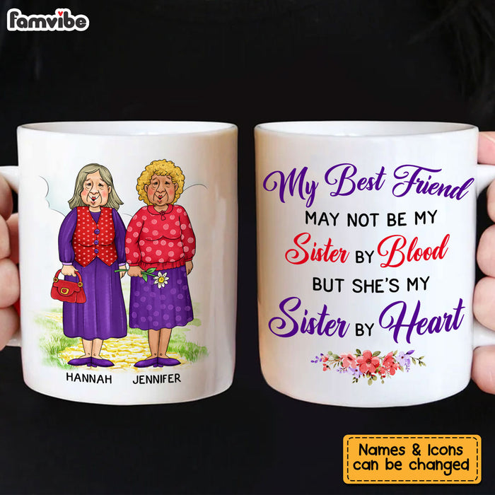 Personalized Gift For Friends My Friend May Not My Sister Mug 26280 1