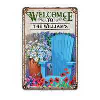 Personalized Gift for Family Outdoor Décor In Garden Metal Sign 26283 thumb 1