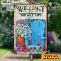 Personalized Gift for Family Outdoor Décor In Garden Metal Sign 26283 thumb 1