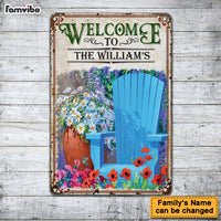 Personalized Gift for Family Outdoor Décor In Garden Metal Sign 26283 thumb 1