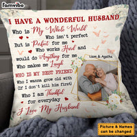 Personalized Gift For Couple I Have A Wonderful Husband Pillow 26284 thumb 1