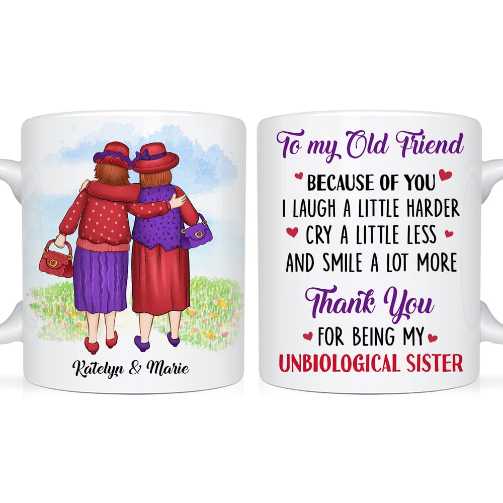 Personalized Gift For Friends Smile A Lot More Mug 26287 Primary Mockup