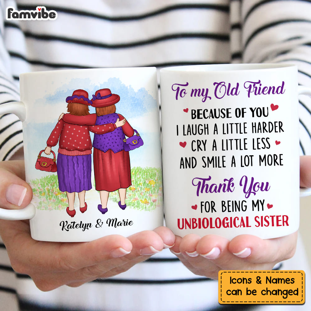 Personalized Gift For Friends Smile A Lot More Mug 26287 Primary Mockup