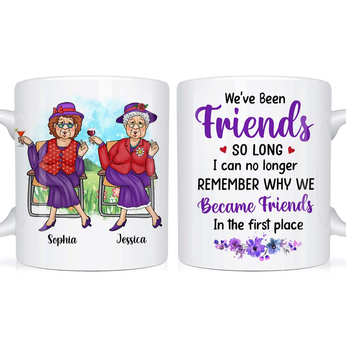 Personalized Gift For Friends Forget Why We Became Friends Mug 26288 1
