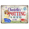 Personalized Gift For Grandma's Potting Shed Metal Sign 26292 1