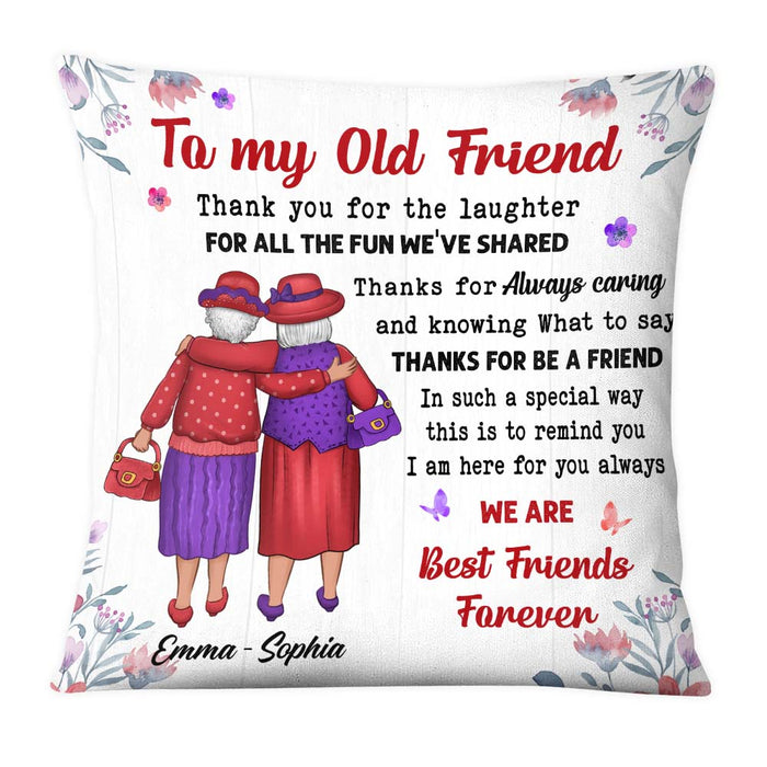 Personalized Gift For Senior Friends Thank You For Pillow 26293 1