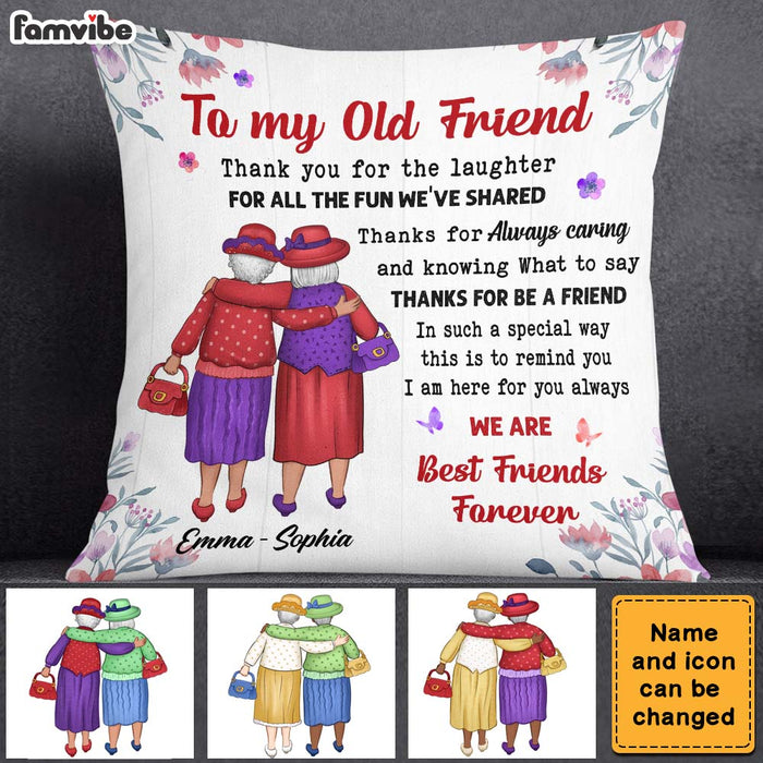 Personalized Gift For Senior Friends Thank You For Pillow 26293 1