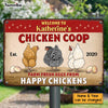 Personalized Gift For Farm Chicken Coop Metal Sign 26298 1