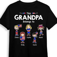 Personalized Gift For Grandpa With Kids This Grandpa Belongs To Shirt - Hoodie - Sweatshirt 26300 thumb 1