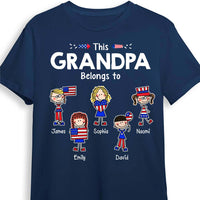 Personalized Gift For Grandpa With Kids This Grandpa Belongs To Shirt - Hoodie - Sweatshirt 26300 thumb 1