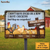 Personalized Gift For Family I Have Chickens Metal Sign 26302 1