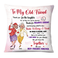 Personalized Gifts For Old Friends Pillow 26303 thumb 1