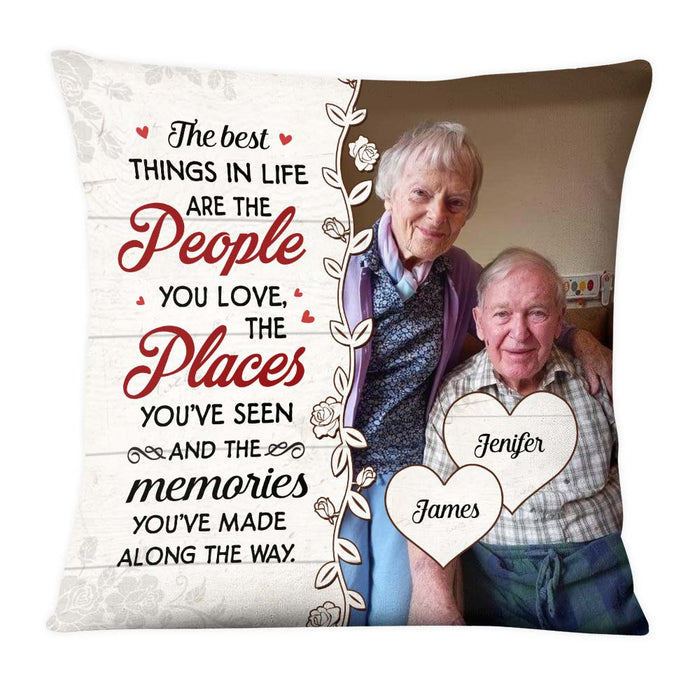 Personalized Gift For Couple The Thing In Life Pillow 26305 1