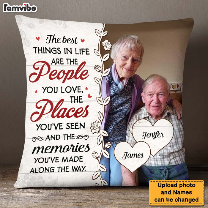 Personalized Gift For Couple The Thing In Life Pillow 26305 1
