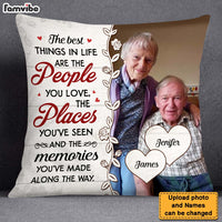 Personalized Gift For Couple The Thing In Life Pillow 26305 thumb 1