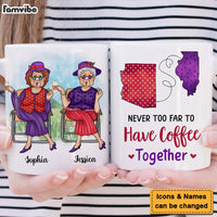 Personalized Long Distance State To State Gifts For Old Friends Mug 26313 thumb 1
