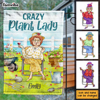 Personalized Gift For Grandma Crazy Plant Lady Garden Flag 26318 thumb 1