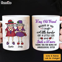 Personalized Gift for Old Friends Smile A Lot Mug 26321 thumb 1