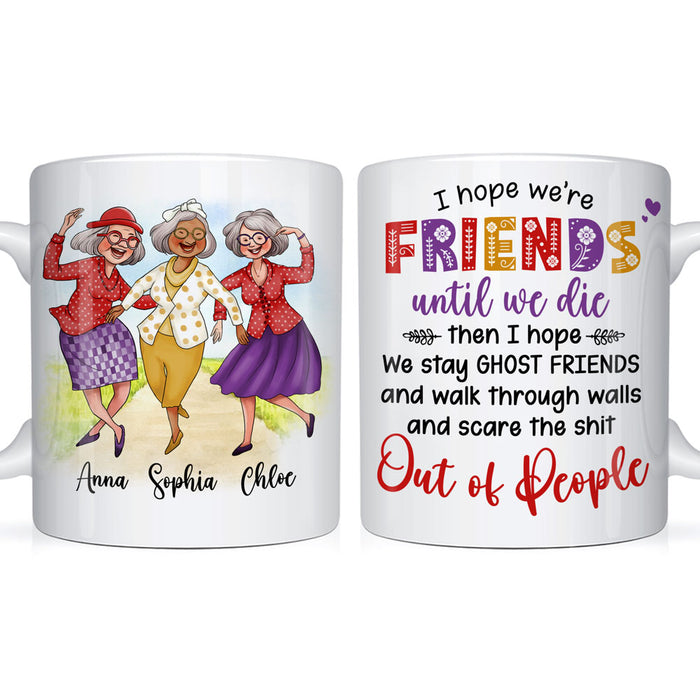 Personalized Gift For Funny Friends Ghost Scare People Mug 26325 1