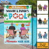 Personalized Gift For Grandparents Pool Memories Are Made Flag 26335 1