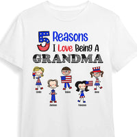 Personalized Gift For Grandma Reasons I Love Being A Grandma Shirt - Hoodie - Sweatshirt 26339 thumb 1