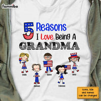 Personalized Gift For Grandma Reasons I Love Being A Grandma Shirt - Hoodie - Sweatshirt 26339 thumb 1