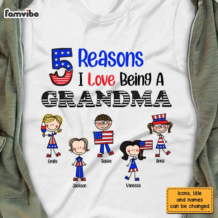 Personalized Gift For Grandma Reasons I Love Being A Grandma Shirt - Hoodie - Sweatshirt 26339 1