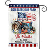 Personalized Gift For Family God Bless Our Farm Flag 26343 1