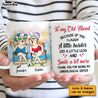Personalized Gift For Senior Friends Smile A Lot More Mug 26344 thumb 1