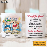 Personalized Gift For Senior Friends Smile A Lot More Mug 26344 thumb 1