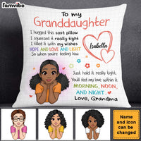Personalized Gift For Granddaughter Hug This Pillow 26349 thumb 1
