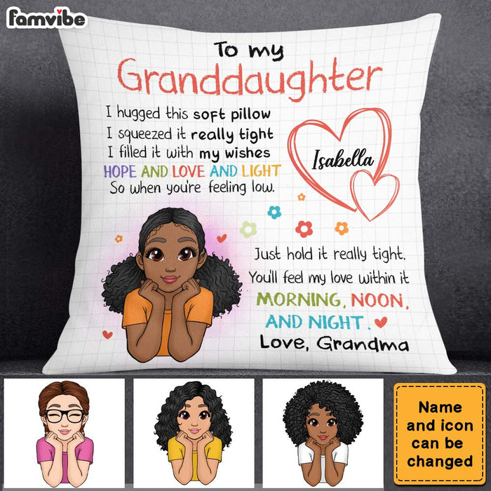 Personalized Gift For Granddaughter Hug This Pillow 26349 1