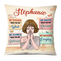 Personalized Gift For Daughter Encouragement Pillow 26350 thumb 1