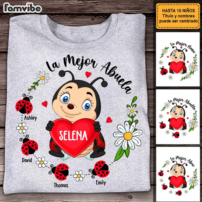 Personalized for Grandma Spanish La Mejor Abuela Shirt - Hoodie - Sweatshirt 26351 1