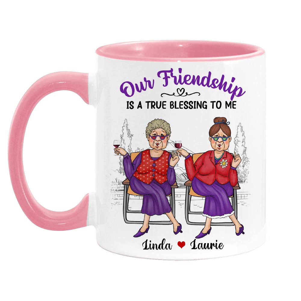 Personalized Gift For Friends Our Friendship Blessing Mug 26355 Primary Mockup