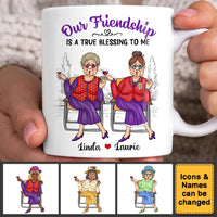 Personalized Gift For Friends Our Friendship Blessing Mug 26355 thumb 1