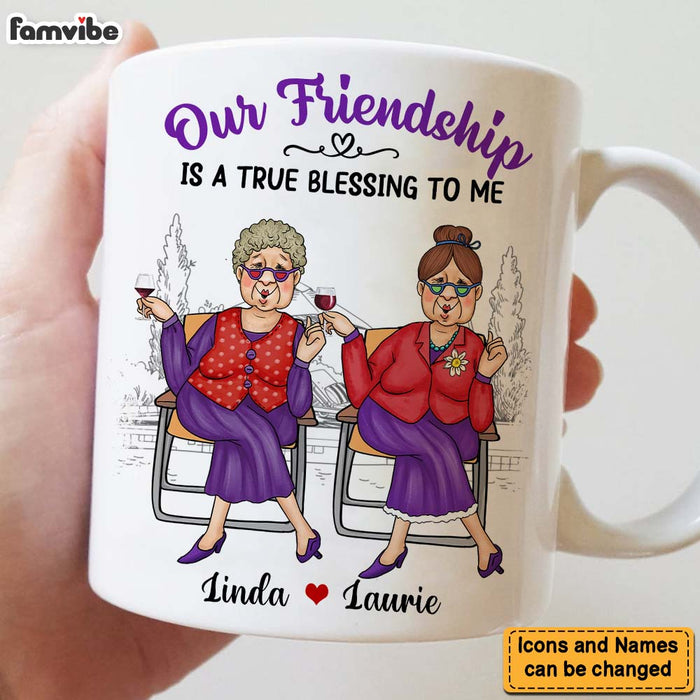 Personalized Gift For Friends Our Friendship Blessing Mug 26355 1