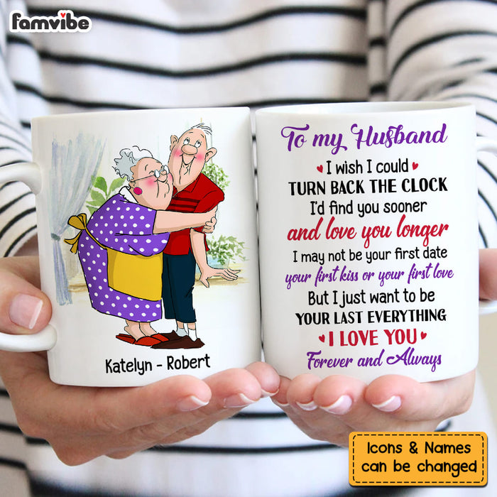 Personalized Gift For Husband Wife Couple I Wish Could Turn Back