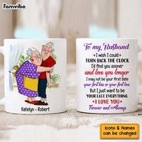Personalized Gift For Husband Wife Couple I Wish Could Turn Back The Clock Mug 26357 thumb 1