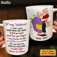 Personalized Gift For Husband Wife Couple I Wish Could Turn Back The Clock Mug 26357 thumb 1