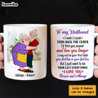 Personalized Gift For Husband Wife Couple I Wish Could Turn Back The Clock Mug 26357 thumb 1