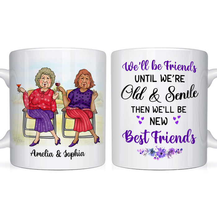 Personalized Gift For Friends Old And Senile Mug 26358 1