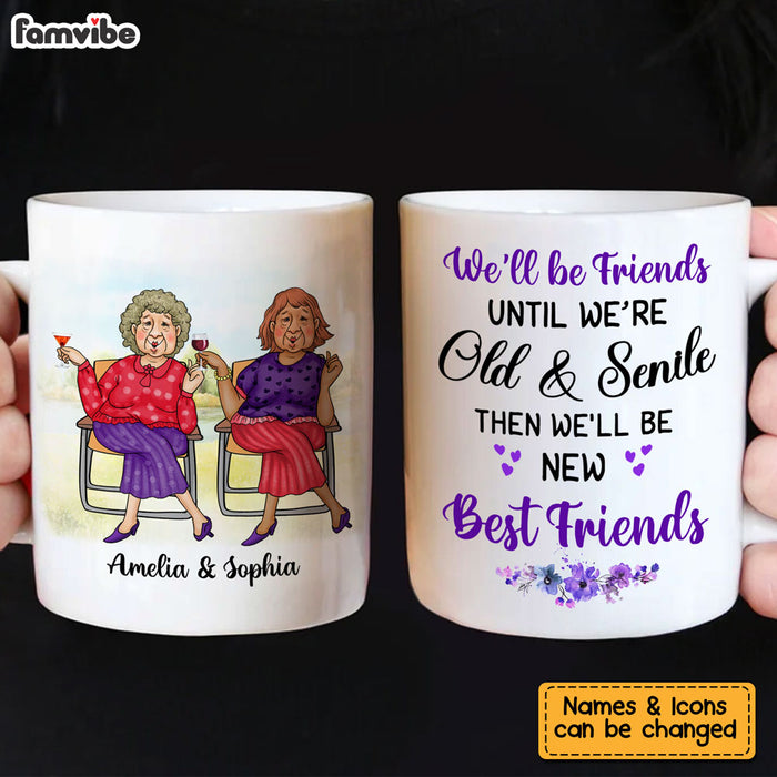 Personalized Gift For Friends Old And Senile Mug 26358 1