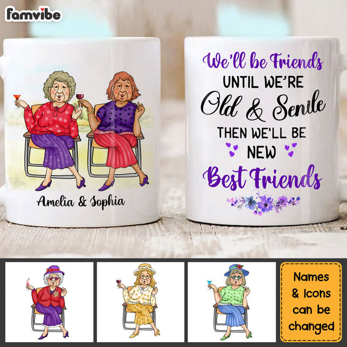 Personalized Gift For Friends Old And Senile Mug 26358 1