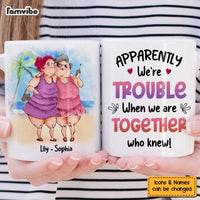 Personalized Gift For Senior Friends Trouble Together Mug 26365 thumb 1
