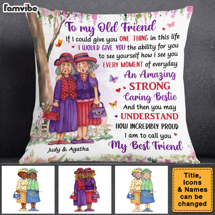 Personalized Gifts For Senior Friends Old Friends Pillow 26369 1